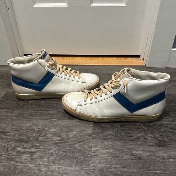Vintage 80s Pony High Tops Sneakers - Picture 1 of 7